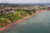 First Great Western train passes Sprey Point