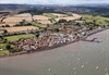 First Great Western train races through Starcross