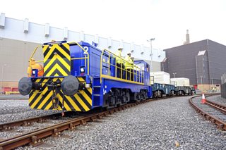 Clayton Equipment CBD80 locomotive at Sellafield
