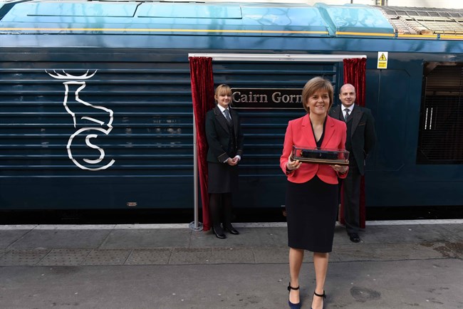 Sturgeon unveils new look Caledonian Sleeper at Inverness