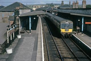 Could Market Weighton once again see trains? They would have to call at a new station, given that the original was demolished some years after it closed in 1965. The year before closure, on May 1 1964, a Class 105 diesel multiple unit calls with a train to York. J SPENCER GILKS COLLECTION/COLOUR RAIL.
