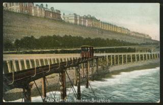 Volk’s Electric Railway, Brighton, postcard. PHOTO COLLECTION OF SIMON BRADLEY.