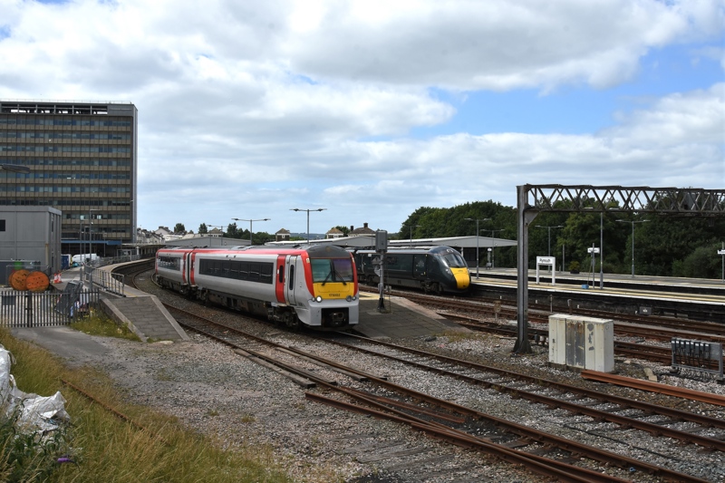 GWR 175002 leaves Plymouth with a driver training run to Newton Abbot on June 23. DAVID HUNT.