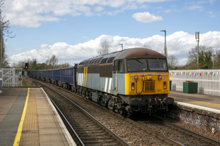 56301 passes March, working the 1108 Chaddesden-Kings Lynn TC empty boxes turn on March 28. KEITH PARTLOW.