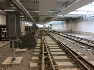 Inside the new Network Rail/SWT training centre. PAUL CLIFTON.