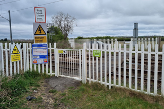 Blue House Lane level crossing. RAIB.