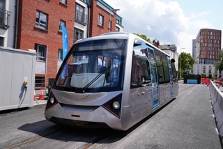 Coventry VLR tests in the city centre. PETER PLISNER.