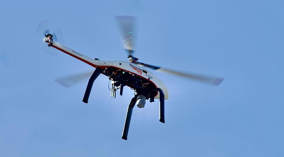 NR drone in flight. DRONE CLOUD 