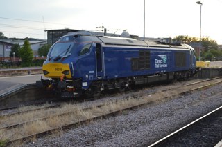 DRS 68028 at Norwich on August 24. RICHARD CLINNICK.