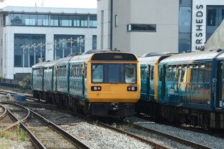 Pacers at Cardiff Central. PAUL BIGLAND/RAIL.