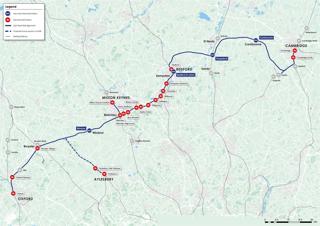 East West Rail route