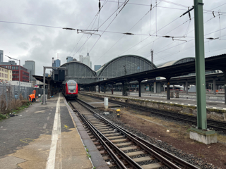Frankfurth (Main) station. JON WORTH.
