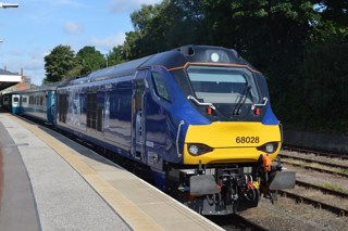 DRS 68028 at Norwich on August 24. RICHARD CLINNICK.