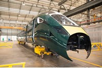 Construction of the first Great Western Railway Class 802 AT300 for Devon and Cornwall is progressing in Italy.