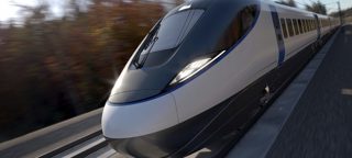 High Speed 2 train visualisation