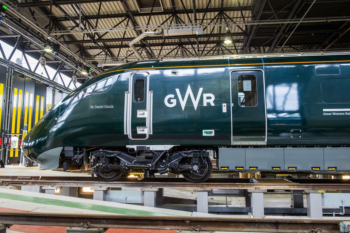EXCLUSIVE: GWR Class 800 wrapped | Galleries