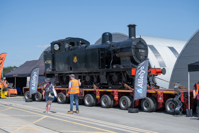 A former London Midland & Scottish Railway Class 3F tank engine, 47383, dating back to 1926 was on display at Rail Live. JACK BOSKETT/RAIL.