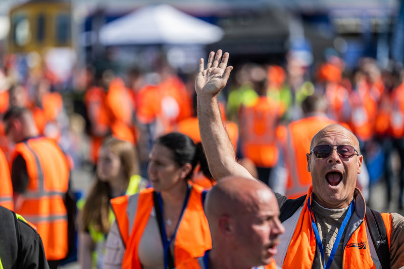 Spirits were high during this year's Rail Live. JACK BOSKETT/RAIL.