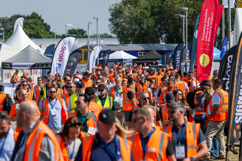 Some of the 7,000 visitors who attended Rail Live 2025. JACK BOSKETT/RAIL.
