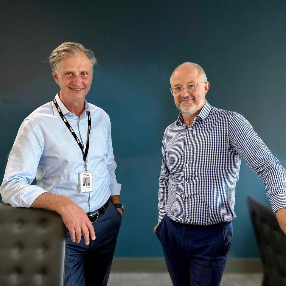 Jeremy Westlake and Sir Andrew Haines. NETWORK RAIL.