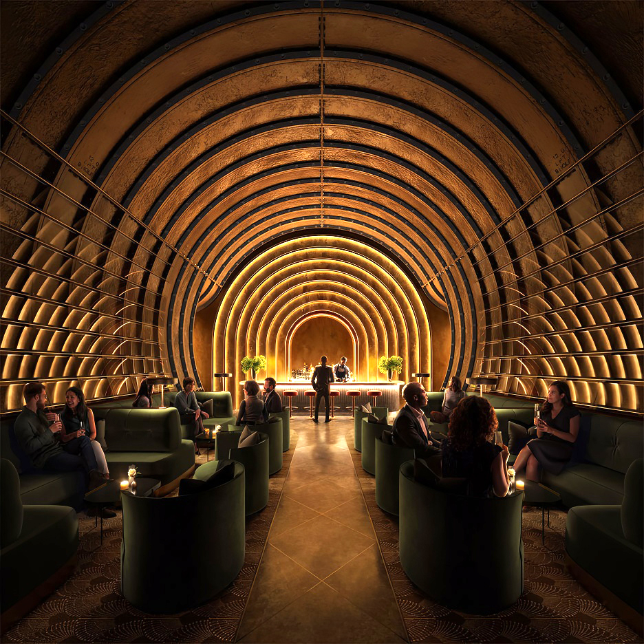 How the UK's deepest bar will look. CITY OF LONDON CORPORATION