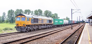 GB Railfreight 66707 at Ely