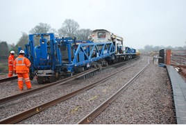 Norton Bridge team smashes track-laying record