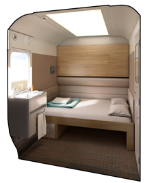 Caledonian Sleeper reveals prototype Mk 5 interiors