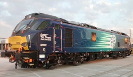 Brand new locomotive unveiled by Direct Rail Services