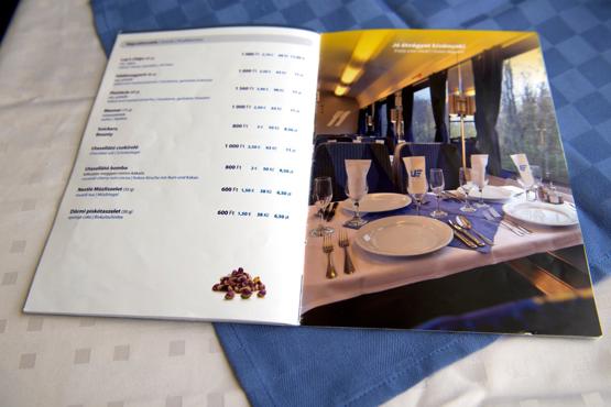 Meals on train wheels: having paid your fare, what about the fare?