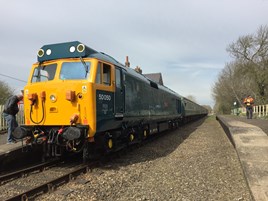 Pioneer Class 50 hauls first passenger train in almost 16 years