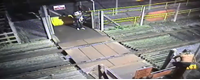 CCTV footage highlights level crossing dangers