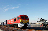 Chinese freight train arrives in UK