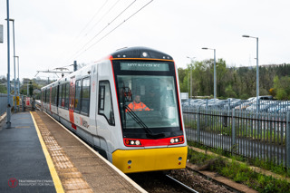TfW's 398005 undergoing tests. TRANSPORT FOR WALES.