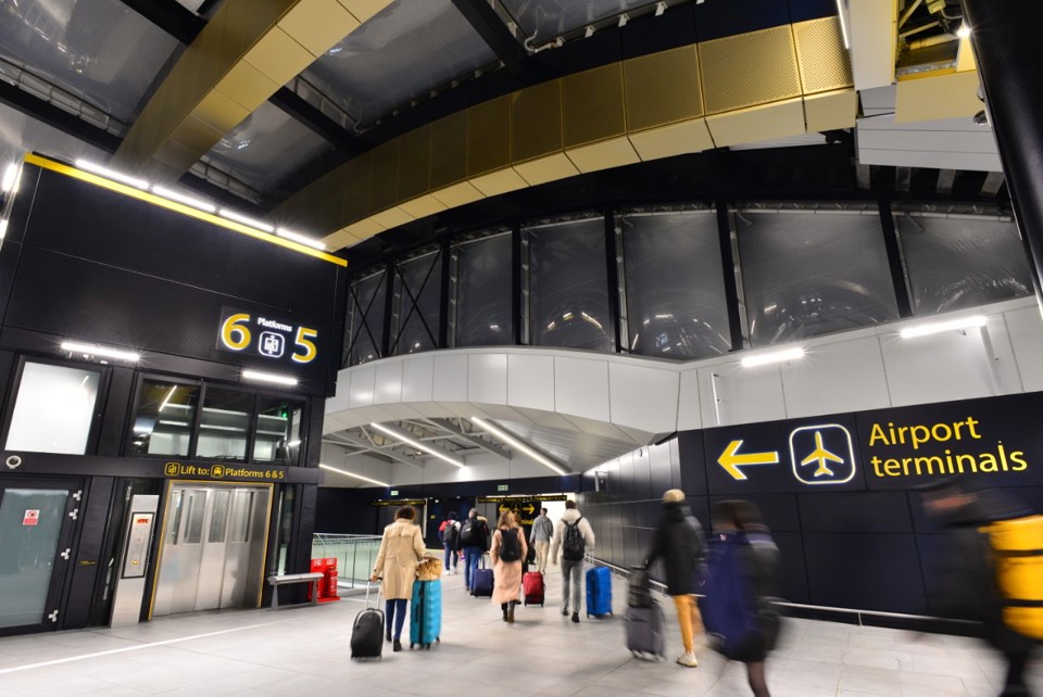 Gatwick airport station 2023