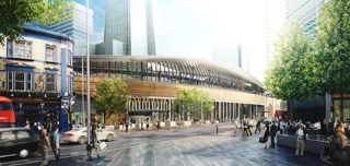 Artist's impression of London Bridge. NETWORK RAIL.