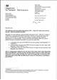 Class 321 dispensation letter